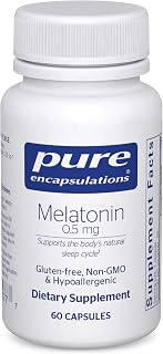 Pure Encapsulations Melatonin 0.5 mg, 60 Capsules packaging