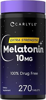 Carlyle Melatonin 10mg | 270 Tablets | with L-Theanine packaging