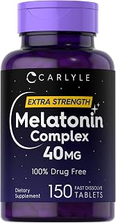 Carlyle Melatonin 40mg Complex | 150 Fast Dissolve Tablets packaging
