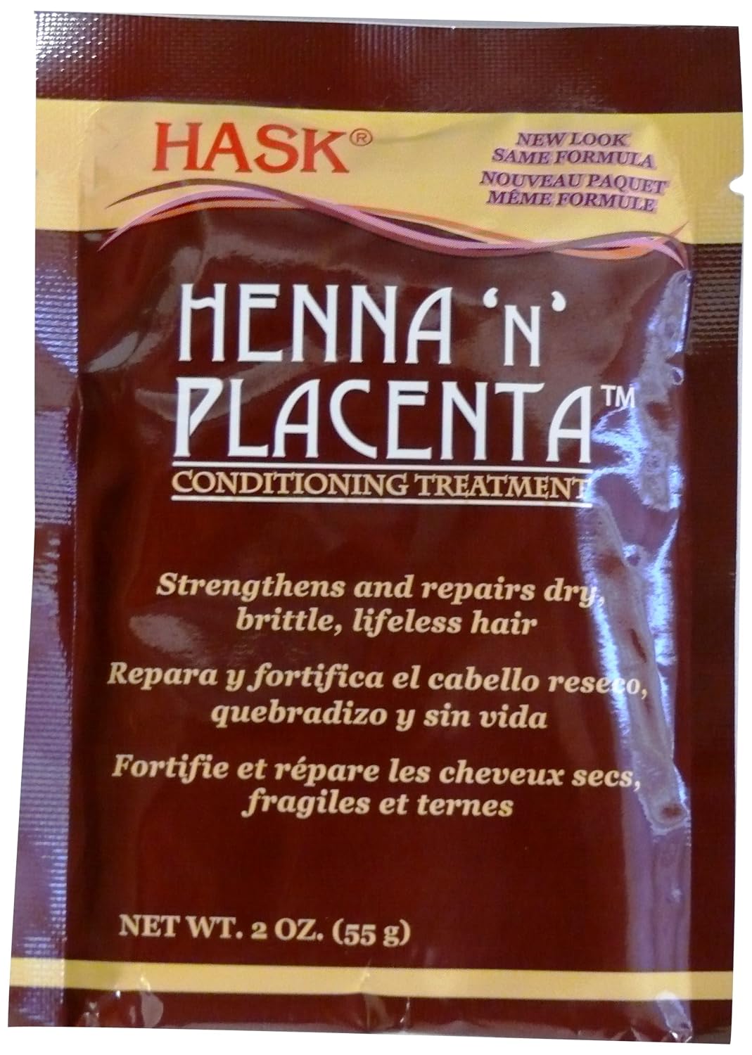 Hask Pks Henna & Placenta 2 Ounce Conditioning Treatment (12 Pieces) (59ml)