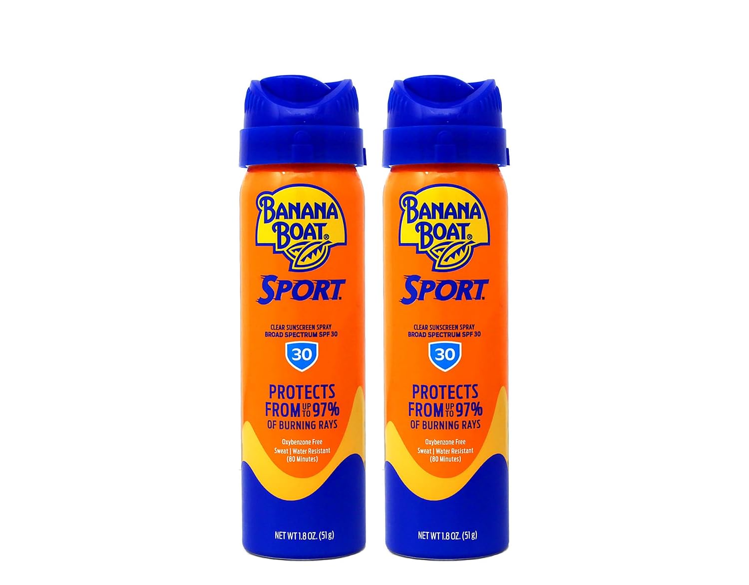 Banana Boat Sport SPF 30 Sport 1.8oz Cool Zone (Pack of 2)