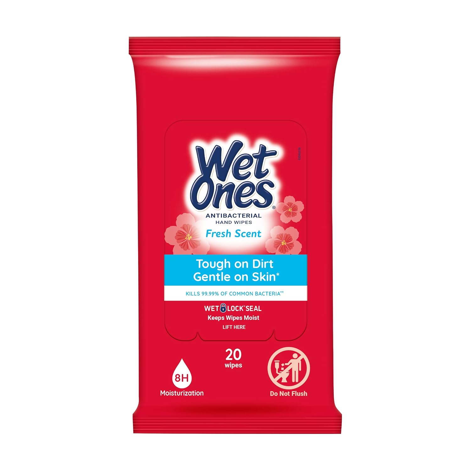 Wet Ones Antibacterial Hand Wipes, Fresh Scent, 20 ct (10 Pack)