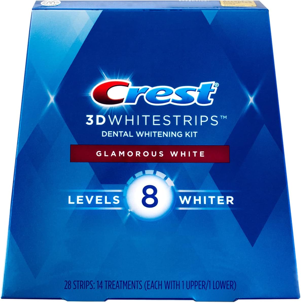 Crest 3D Whitestrips Glamorous White 28 Count (Pack of 2)