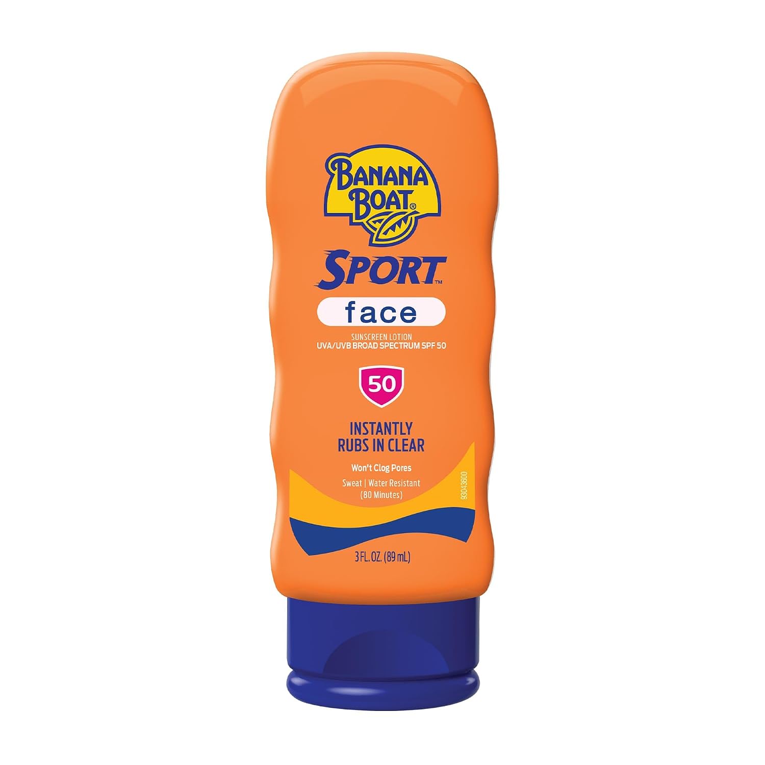 Banana Boat Sport Face Sunscreen Lotion SPF 50, 3 Fl Oz