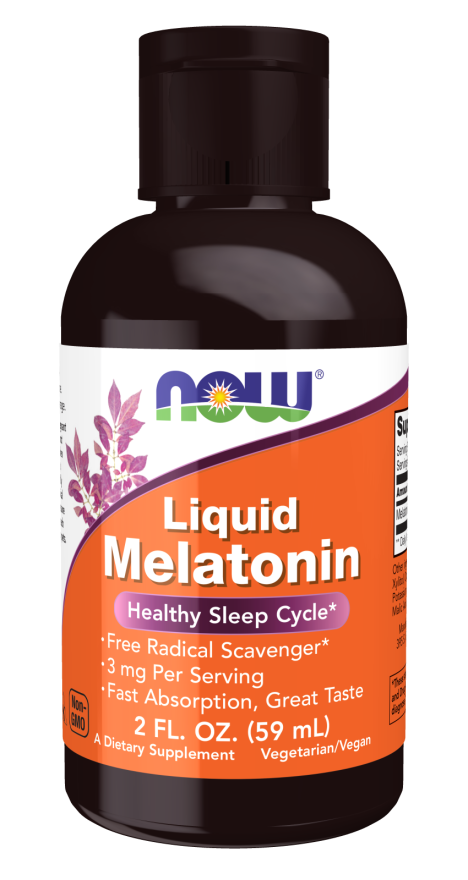 Liquid Melatonin, 2 fl oz (59 mL) packaging