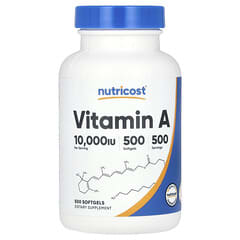 Nutricost Vitamin A 10,000 IU, 500 softgels
