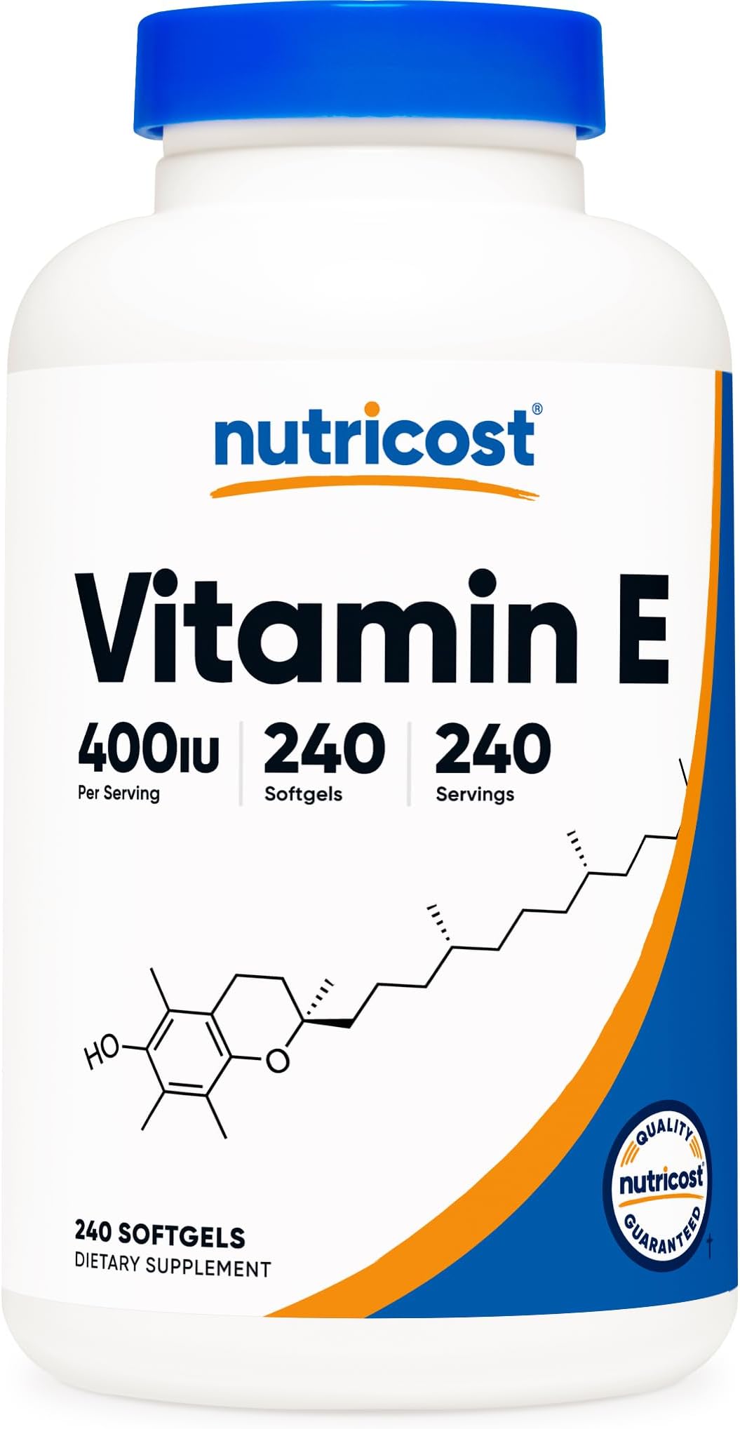Nutricost Vitamin E 400 IU, 240 softgels