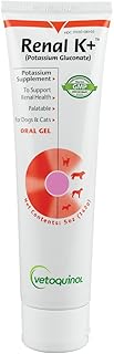 Vetoquinol Renal K, Potassium Gel for Dogs and Cats, Maple, 5 oz