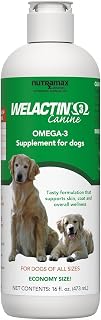 Nutramax Welactin Omega-3 Fish Oil Dog Supplement, Skin & Coat, Liquid 16oz
