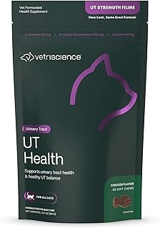 VetriScience UT Health Chews for Cats, Chicken, 60 Count