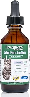 LIQUIDHEALTH Pets Liquid Cat Glucosamine Joint Purr-Fection - Hip & Joint Health Relief