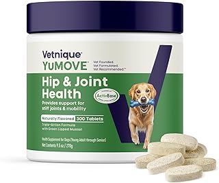 YuMOVE Dog Hip & Joint Supplement, Regular Strength 300 Chewable Tablets
