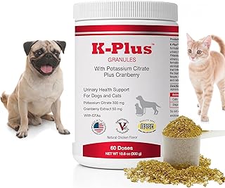 K-Plus Potassium Citrate + Cranberry Granules for Dogs & Cats