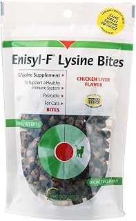 Vetoquinol Enisyl-F, Lysine Bites for Cats and Kittens, 6.4 oz