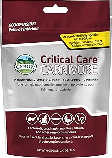 Oxbow Critical Care Carnivore, Recovery Food For Cats & Ferrets, USA, 70 g