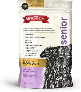 The Missing Link Senior Dog Supplement 1lb Bag - Powerful Powder