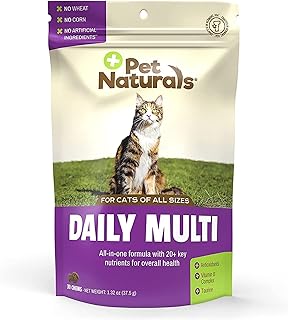 Pet Naturals Daily Multivitamin Soft Chews for Cats, Fish Flavor, 30 Count