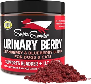 Super Snouts Urinary Berry Supplement for Dogs & Cats, 2.64 oz Jar