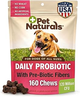 Pet Naturals Daily Probiotic Soft Chews for Dogs, Duck, 160 Count
