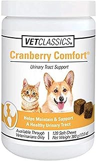 Vet Classics Cranberry Urinary Tract Supplement for Dogs & Cats - 120 Ct
