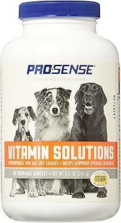 Pro-Sense Vitamin Solutions Dog Multivitamin Chewable Tablets, 90 Count