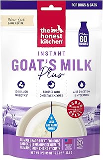 The Honest Kitchen Instant Goat's Milk with Probiotics, 5.2 oz powder