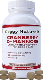 Cranberry D-Mannose for Dogs and Cats Urinary Tract Infection