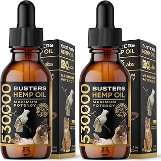 Buster's Hemp Oil for Dogs & Cats, Calm, Joint, Coat, 2-Pack 30ml