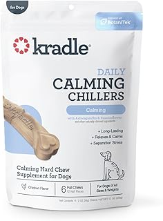 Kradle Chillers Hard Chews for Dogs, Anxiety