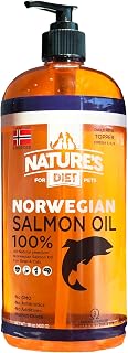 Nature's Diet Pet 32 oz Norwegian Salmon Oil Dogs & Cats - Natural