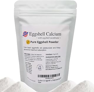8 oz U.S.A. Eggshell Powder for Dogs/Cats, Finely Ground, Calcium Supplement