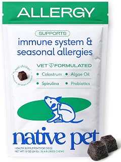 Native Pet Dog Allergy Chews for Medium Breeds - Itchy Skin and Seasonal Itch