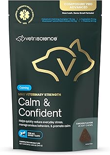 VETRISCIENCE Max Veterinary Strength Calm & Confident Chews, 45 Count