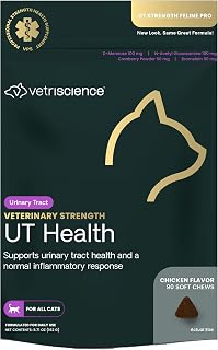 VETRISCIENCE Veterinary Strength UT Health Chews, Chicken Flavor, 90 Count