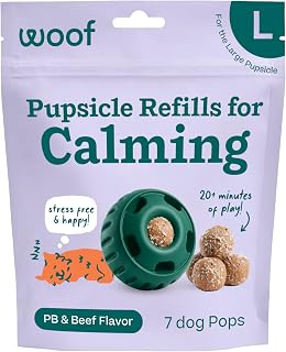 WOOF Pupsicle Refill Pops for Calming - Long-Lasting Refills for The Pupsicle Toy to