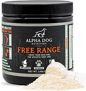 Alpha Dog Nutrition Free Range Dog Hip & Joint Supplement Powder