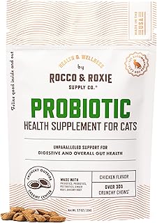 Rocco & Roxie Cat Probiotics, Digestive & Gut Health Chews