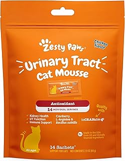 Zesty Paws Cat Urinary Supplement Mousse - Chicken, 14 Ct