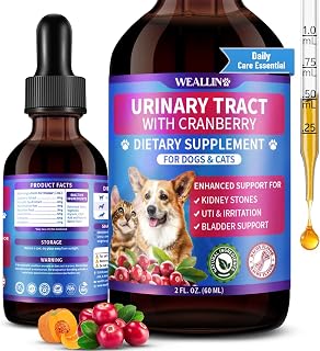 WEALLIN Cat & Dog Natural Urinary Tract Infection Treatment with Cranberry