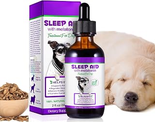 Dog Melatonin, Melatonin for Dogs Calming, Dog Anxiety Relief, Dietary Supplement Liquid, Helps to