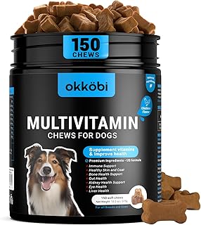 Dog Vitamins, 150 Chews for Immune, Joint and Digestive