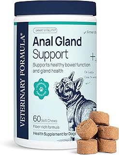 Veterinary Formula Smart Vitality Anal Gland Soft Chews for Dogs, 60 Count
