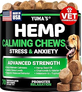 Advanced Calming Chews for Dogs - Hemp Dog Calming Chews Anxiety Relief