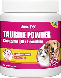 Just Try Taurine Powder with Coenzyme Q10 for Cats