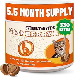 330 Bites Cranberry Supplement for Cats for Urinary Tract