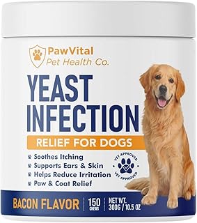 Natural Yeast Infection Treatment for Dogs, 150 Chews