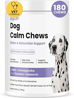 Calming Chews for Dogs - 180ct Dog Calming Chews Anxiety and Stress Relief
