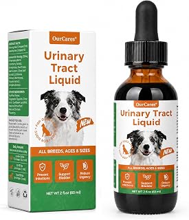 Dog & Cat UTI Drops with Cranberry & D-Mannose, Urinary Tract 60ml