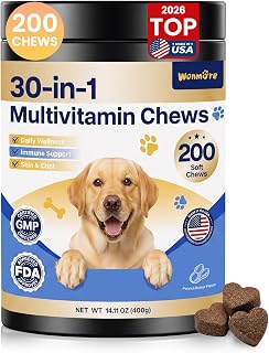 30-in-1 Dog Vitamins and Supplements, Peanut Butter 200ct